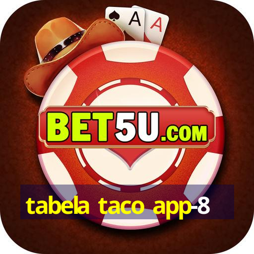 tabela taco app